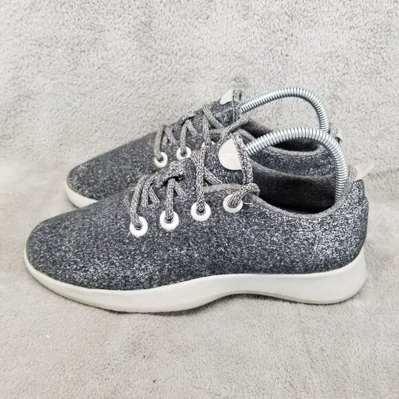 Allbirds Shoes Womens Size 8 Gray Wool Runner Merino Wool Sneakers *Read* - Picture 1 of 14